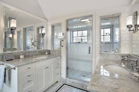 Home Stratosphere Home Decor Interior Design Blog White Master Bathroom White Bathroom Designs Bathroom Design Luxury