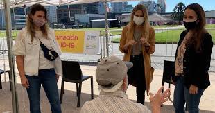 En caso de no contar con cédula de identidad y contar con otro tipo de identificación(eje. Recorrida Por El Centro De Vacunacion De La Rural Defensoria Del Pueblo Caba