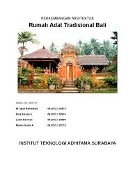 Rumah adat bali merupakan bangunan khas dengan arsitektur tradisionalnya yang unik, megah dan cantik, beragam jenis rumah adat bali sebuah pembahasan yang cukup menarik jika dijadikan topik pembahasan rumah adat, pasalnya bali merupakan suatu daerah yang populer dengan keragaman. Rumah Adat Bali