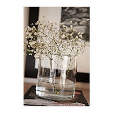 Cylinder Clear Glass Vase Bowl Set Of 3 Ikea Cylinder Vase Ikea Glass Vase Glass Vases Centerpieces