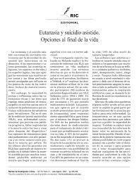 We did not find results for: Pdf Eutanasia Y Suicidio Asistido Opciones Al Final De La Vida Revista De Investigacion Clinica 2002 54 4 295 298