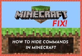 Discover how to hide command text in minecraft 1.15.1!here's the command: How To Hide Commands In Minecraft West Games