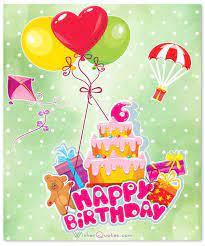 Check spelling or type a new query. Happy 6th Birthday Wishes For 6 Year Old Boy Or Girl