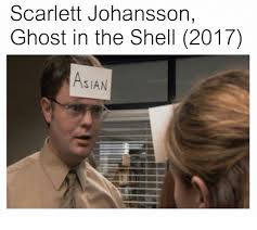 The two photographs are candid takes showing johansson smiling before looking like she was pleasantly surprised. Scarlett Johansson Ghost In The Shell 2017 As Sian Scarlett Johansson Meme On Awwmemes Com