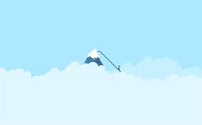 Everest Minimalist Wallpaper Blue Minimalist Wallpaper Background Hd Wallpaper Minimal Wallpaper