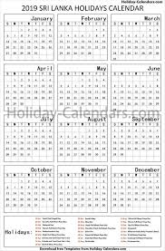 Sri Lanka School Holidays 2019 National Holidays School Holidays Holiday Calendar