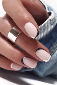 Finish the look with stylish rings. Short Acrylic Nails Square White Novocom Top
