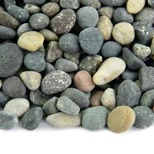 Southwest Boulder Stone 20 Lbs Of Mixed 3 8 In Mexican Beach Pebbles 20mpbm38 The Home Depot Mexican Beach Pebbles Mexican Beaches Pebble Garden