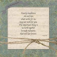 Quotes About Tradition And Family 49 Quotes