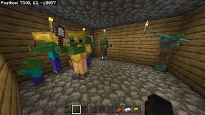 This minecraft tutorial explains how to program a command block to summon a zombie that is now you will see a zombie summoned that is carrying a diamond sword and wearing a set of diamond. Minecraft Zombie Types Of Zombies How To Tame Behavior In Minecraft