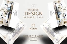 3.5 x 2.0full color cmyk print processdouble sided printing for no additional cost100% satisfaction. Interior Design Business Card Creative Illustrator Templates Creative Market