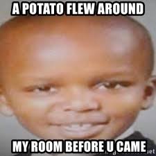 Home > meme sounds 2020 > a potato flew around my. A Potato Flew Around My Room Before U Came Ksiolajidebt Meme Generator