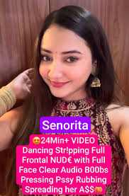 SENORITA Full NUDE Tango 24Min+ Live Dancing Stripping Full Frontal NUDE  Boobs Pressing, Pussy Rubbing, Spreading her ASS - Ddose007