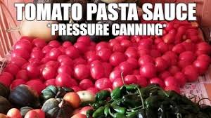 Pressure canners are designed to reach the temperatures necessary for canning low acid produce. Pressure Canning Tomato Pasta Sauce Youtube