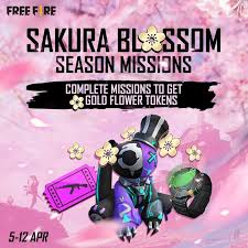 This pink sakura card token will be given to you at the end of the game. What You Need To Know About Sakura Blossom Season Missions In Free Fire