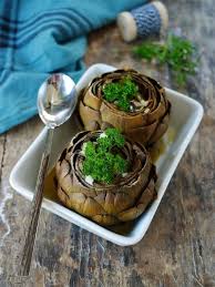 Artichauts Farcis Vegetariens Cuisson Vapeur Douce Recette Artichaud Recette Cuisson Vapeur Douce Artichauts Farcis