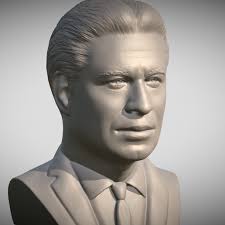 Busto de John Travolta para impresión 3D