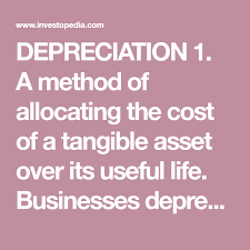 Depreciation Definition Life Is Good Method Life