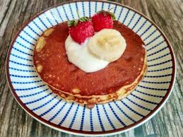 Jadi lebih mirip adonan crepes tipis gitu.supaya lebih mudah di lipat dan di bahan kulit pancake : Resep Praktis Dan Sehat Banana Oatmeal Pancake Womantalk
