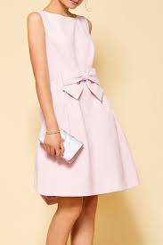 Baby Pink Bow Dress Wedding Guest Outfit Ideas Ted Baker Uk Affiliate Pink Bow Dress Guest Outfit Ted Baker Bow Dress