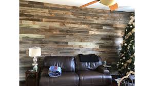 Scraps of reclaimed wood handpicked with an artists eye giving notice to the variations of size, texture, color and beauty of each piece. Reclaimed Wood Accent Wall Barn Xo