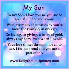 I love you son images. I Love You Son Quotes Quotesgram