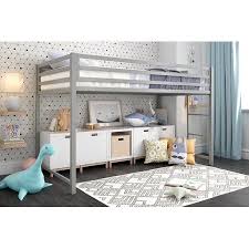Dhp Miles Metal Junior Twin Loft Bed Silver Walmart Com Junior Loft Beds Twin Loft Bed Loft Bed