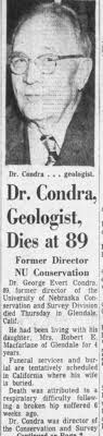 George Evert Condra (1869-1958)