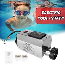 Using a pool cover reduces heat loss at night and during colder days, allowing for faster and more efficient heating when using solar panels. Buy 3kw 220v Pool Heater Electric Swimming Pool Heater Spa Bath Heating Tub Water Heater Thermostat 220v Swimming Pool Accessories At Affordable Prices Free Shipping Real Reviews With Photos Joom