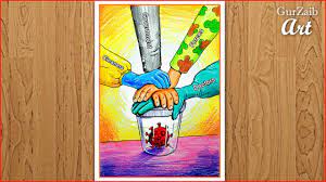 Make sure you share the right information during challenging times. Fight Corona Virus Drawing Covid 19 Poster Making Corona Warriors Easy Step By Step Youtube