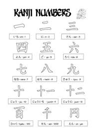 kanji numbers worksheets teaching resources teachers pay