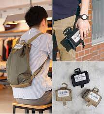 楽天市場 パッカブル ツーウエイバッグ リュック バックパック 巾着型 撥水性 ポストジェネラル ベージュ ブラック オリーブ 無地 クレエ post general かばん バッグ エコバック エコバッグ 折りたたみ レディース トート レジ カゴ マイバッグ ショッピングバッグ