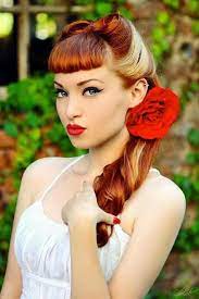 Coiffure Retro Cheveux Long Jpg 450 675 Coiffure Annee 50 Coiffures Retro Coiffure Rockabilly