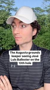 Put this guys life work down the drain within seconds 😂 #themasters  #masters #augusta #golf #pgatour