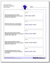Https Www Dadsworksheets Com Money Word Problems Worksheet Easy Addition Worksheet And Money Word Problems Subtraction Word Problems Addition Word Problems