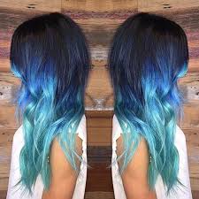 The internet is literally flooded with how to. How To Get Blue Tips On The End Of Black Hair Hairstylecamp