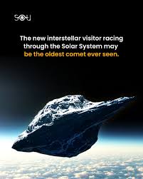 ☄️ Astronomers have just discovered something truly astonishing: a comet  named 3I/ATLAS that may be older than our entire solar system—possibly over  7 billion years old. Spotted on July 1, 2025, it's
