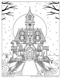 Free disney halloween coloring pages. Halloween Haunted Mansion Coloring Sheet 8 5 X 11 Etsy In 2021 Halloween Coloring Sheets Fall Coloring Pages Halloween Coloring Book