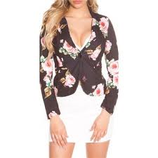 Femininity is always on trend with a seasonless piece that is equal parts elegant and polished. Elegant Ladies Blazer With Floral Pattern 34 95