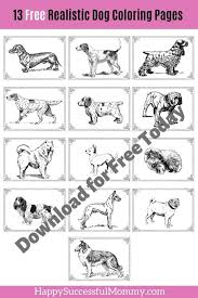 13 Free Dog Coloring Pages Realistic Images To Print We've put together a nice selection of puppy coloring pages for your kid to download, print and color.