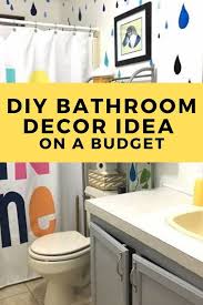 Diy Easy Kids Bathroom Decor Idea In 2020 Kid Bathroom Decor Unisex Bathroom Diy Bathroom Decor