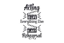 Download Acting Is Life Everything Else Is Just Svg Cut Files Turkey Cut Files Etsy PSD Mockup Templates