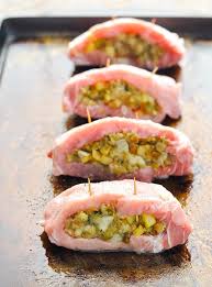I never fail to get compliments on this entree. Stuffed Pork Chops The Seasoned Mom