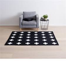 Black And White Rug Kids Room Cross Print Rug Black White Kmart Decor Rugs Kmart Decor
