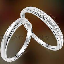 Delicate Chinese Couple Ring Hot Sell High Quality Fashion Sterling Silver Wedding Jewelry With Fast Silver Wedding Jewelry Silver Cz Rings Couple Rings