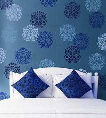 Floral Stamp Bari J Wall Stencil Wall Texture Design Wall Paint Designs Stencils Wall