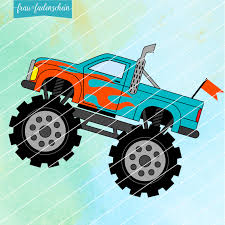 Zentangle vorlagen zum ausdrucken gratis: Applikationsvorlage Monster Truck Frau Fadenschein