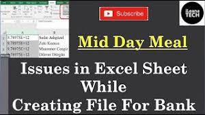 Excel Sheet For Bank || Some Solution || MDM Sheet for Bank || iLeana Tech 