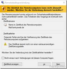Der benutzer konnte nicht für die aufgerufene website der benutzer konnte nicht für die aufgerufene website authentifiziert werden. Tipp Zertifikat Fur Rdp Austauschen Frankys Web