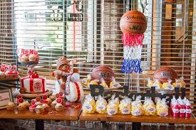 Houston Rockets Theme Baby Shower Dessert Table Ceneterpiece Basketballgoal Rockets Slamdunk Basketball Baby Shower Trendy Baby Shower Ideas Baby Shower